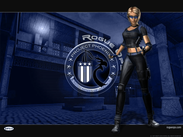 Rogue Ops title screen for Xbox